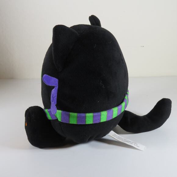 Black Cat Plush Toy Green Eyes Halloween Decor Stuffed Animal American Greetings - Picture 3 of 13